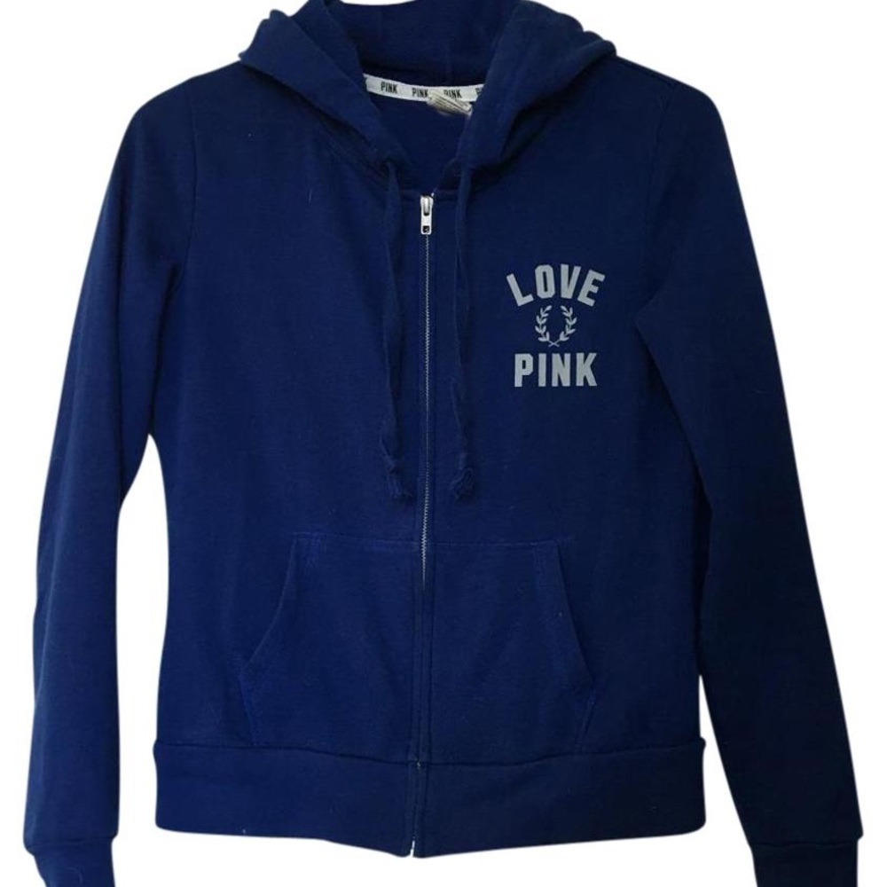 PINK hooded zip up